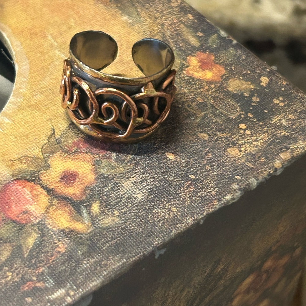 Mixed Metals Swirl Ring